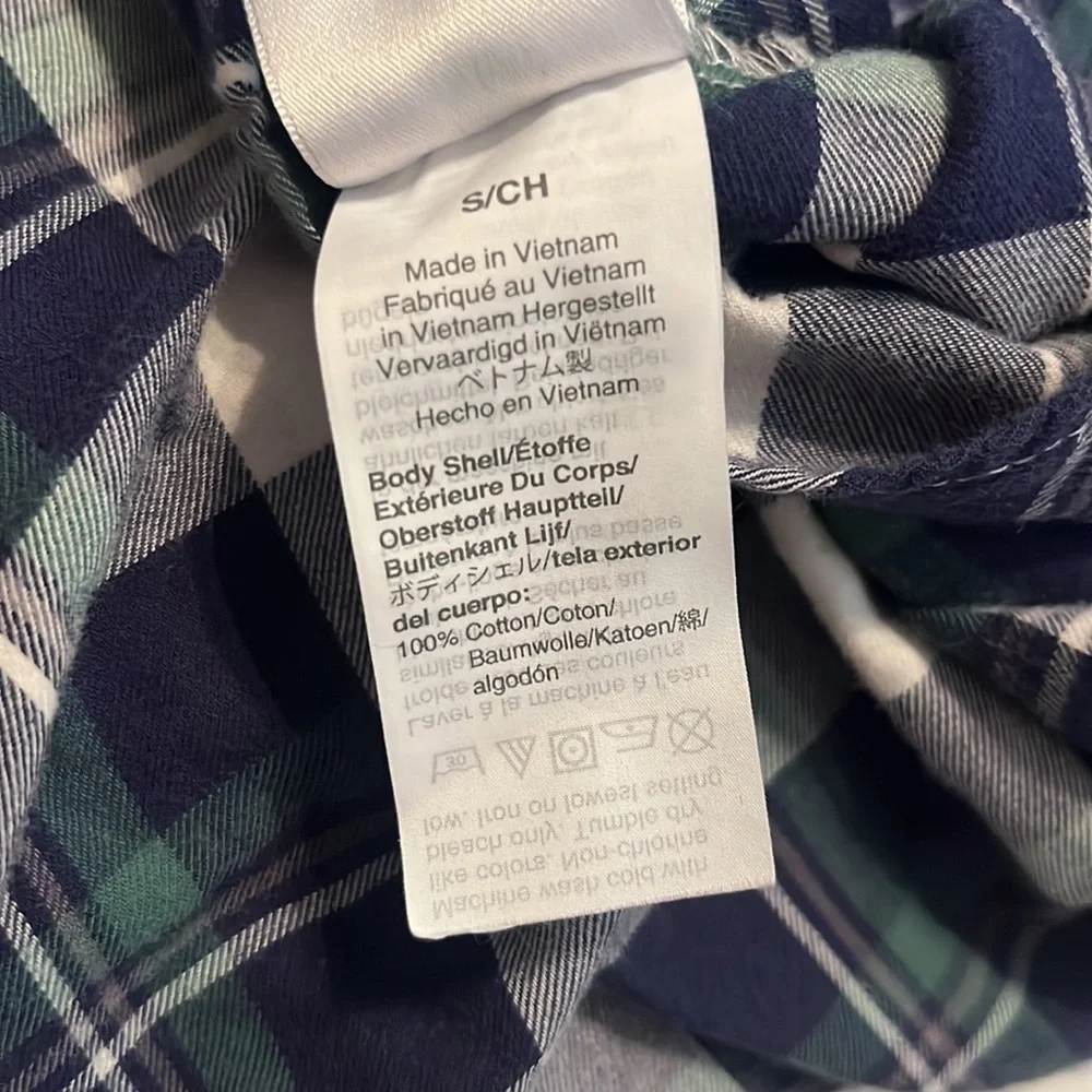 J. Crew Women's Flannel button-up Shirt in Boy Fit Size S